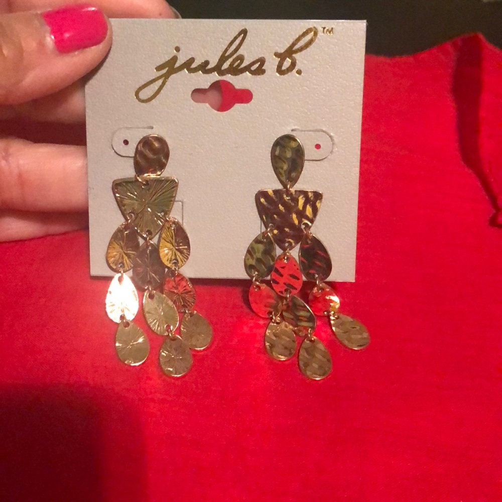 Tear drop earrings by Jules B